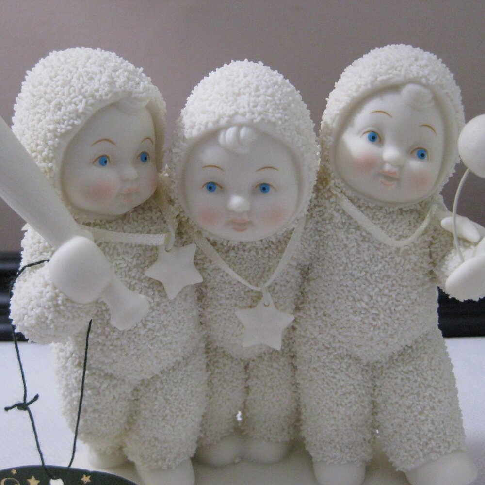 Rare Department 56 Snowbabies Good Sports Good Friends Starlight Games Limited - Picture 3 of 11
